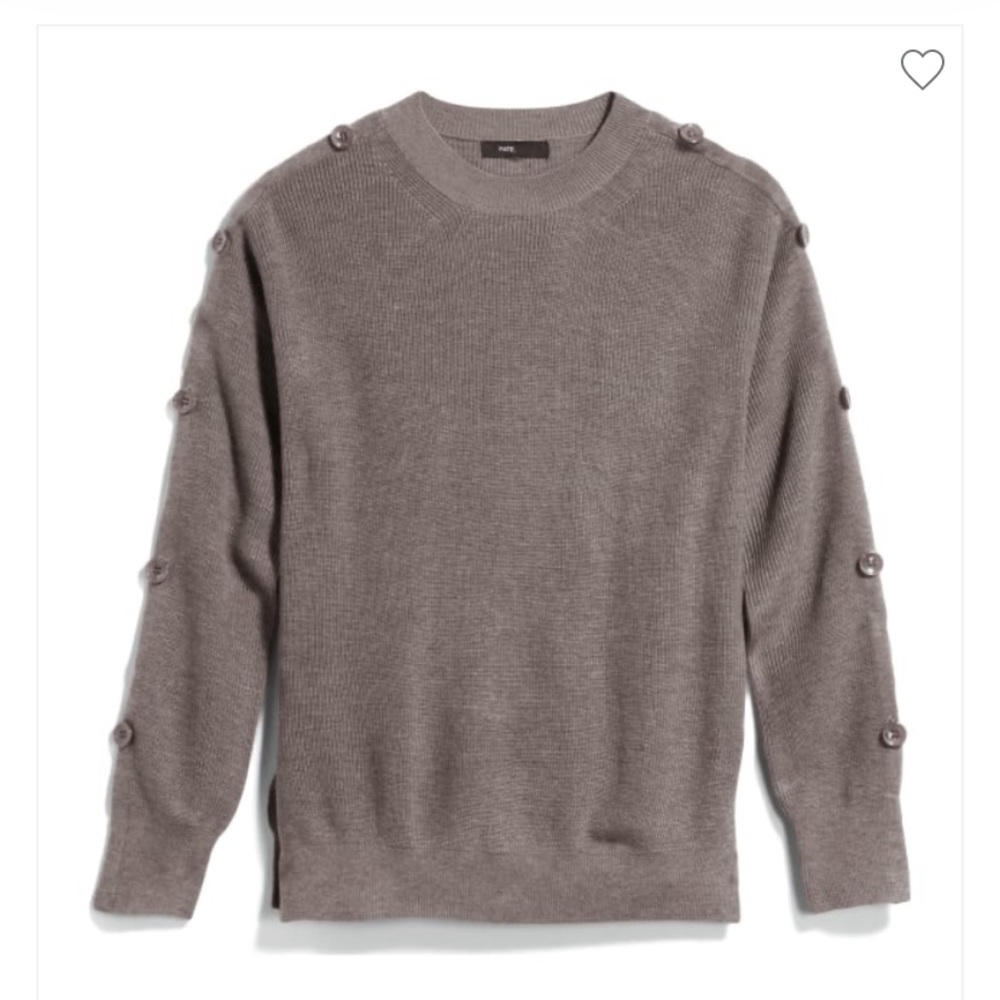 Fate sweater with button sleeves! Great for colder / transition temps!